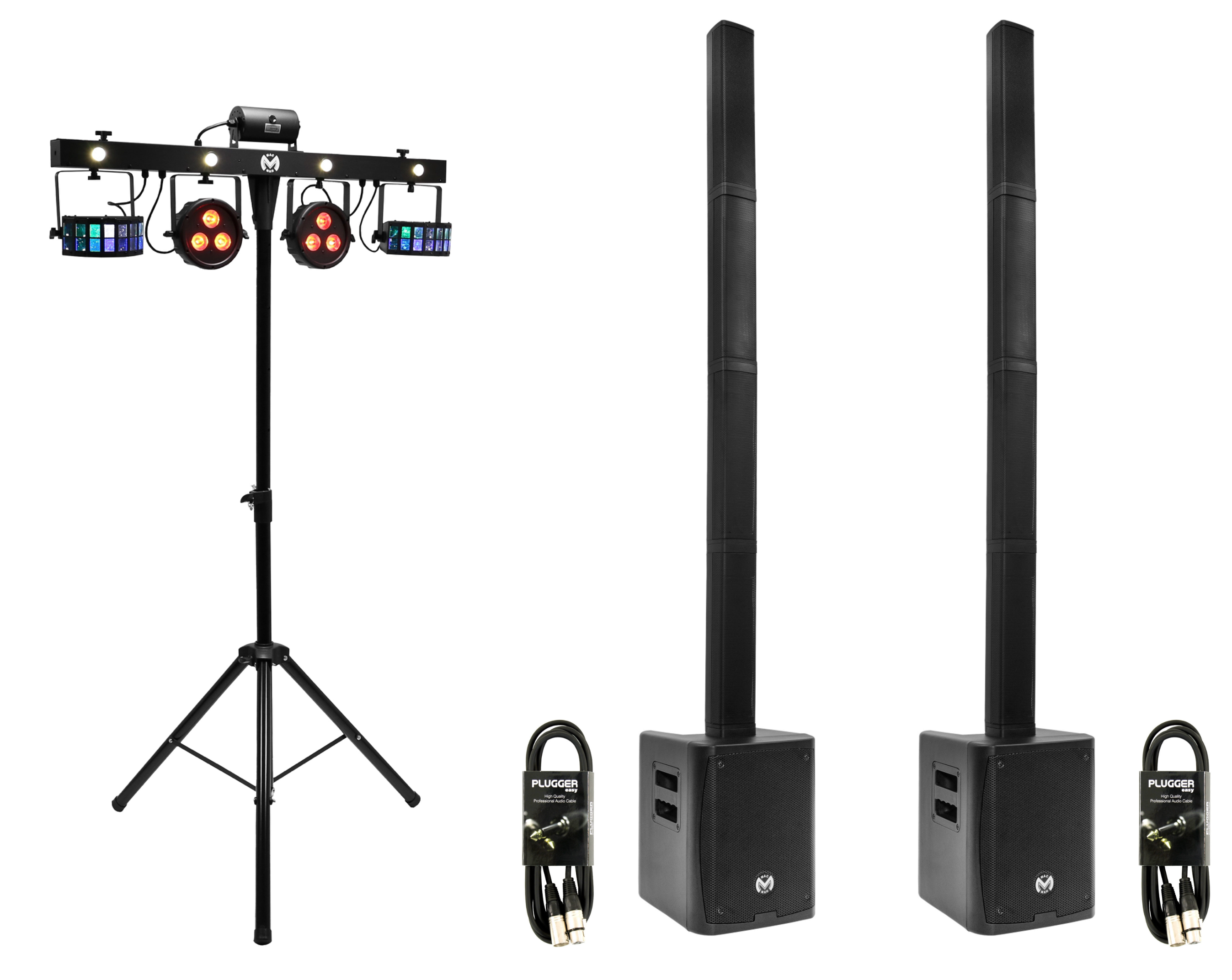 Pack Sonorisation & Lumières pour évènement jusqu'à 100 personnes